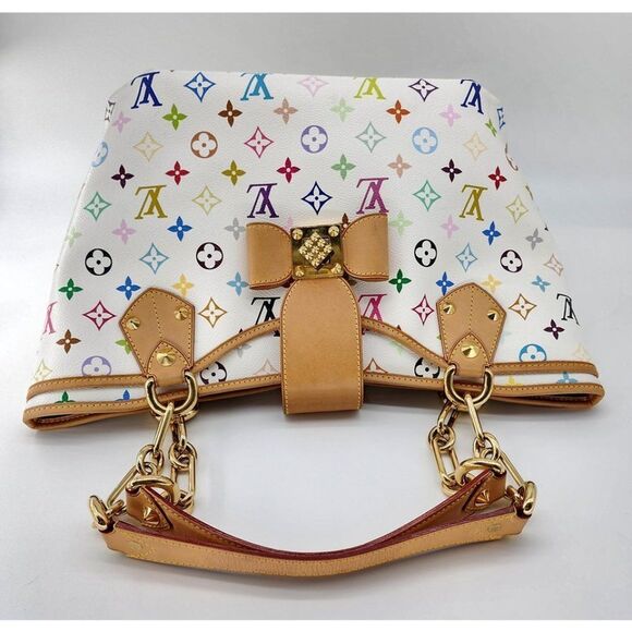 Louis Vuitton Annie GM Shoulder Bag Takashi Murakami Multicolore Mint Condition - Picture 3 of 8